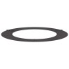 adapté pour anneaux d'arbre plats 5 pcs Noir Ø60 / 90 cm Acier 554909554909