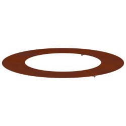 adapté pour anneau d'arbre plat Marron Ø50 / 80 cm Acier patiné 554910554910