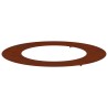 adapté pour anneau d'arbre plat Marron Ø50 / 80 cm Acier patiné 554910554910