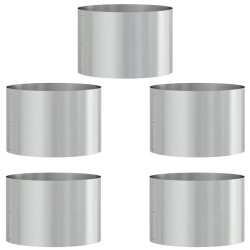 Anneau de jardinière 5 pcs Argenté 30 x 30 x 20 cm 554911554911