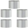 Anneau de jardinière 5 pcs Argenté 30 x 30 x 20 cm 554911554911