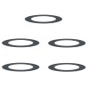 adapté pour anneaux d'arbre plats 5 pcs Anthracite Ø60 / 90 cm 554912554912