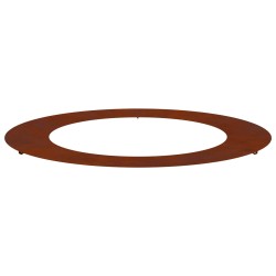 adapté pour anneau d'arbre plat Marron Ø60 / 90 cm Acier patiné 554915554915