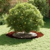 adapté pour anneau d'arbre plat Marron Ø60 / 90 cm Acier patiné 554915554915