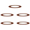adapté pour anneaux d'arbre plats 5 pcs Marron Ø60 / 90 cm 554916554916