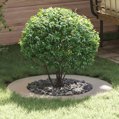 adapté pour anneaux d'arbre plats 5 pcs Argent Ø50 / 80 cm 554921554921