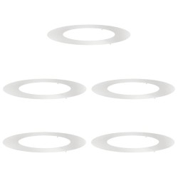 adapté pour anneaux d'arbre plats 5 pcs Argent Ø50 / 80 cm 554921554921
