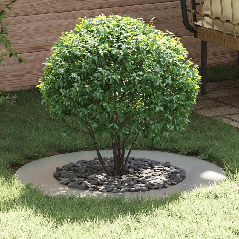 adapté pour anneaux d'arbre plats 5 pcs Argent Ø50 / 80 cm 554923554923