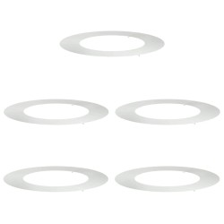 adapté pour anneaux d'arbre plats 5 pcs Argent Ø50 / 80 cm 554923554923