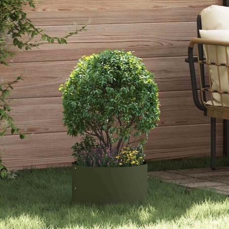 Anneau de jardinière 5 pcs Vert olive 30 x 30 x 20 cm 554925554925