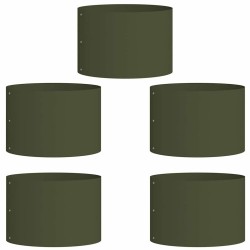 Anneau de jardinière 5 pcs Vert olive 30 x 30 x 20 cm 554925554925