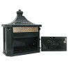 Boîte aux lettres murale Vert 40,5 x 16 x 45 cm Aluminium coulé 554930554930