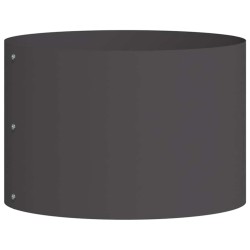 Anneau de jardinière Noir 30 x 30 x 20 cm Acier laminé à froid 554933554933