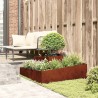 Cache-pot de jardin Marron 100 x 100 x 50 cm Acier patiné 554942554942