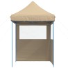 Tente de fête Beige 200 x 200 x 306 cm Tissu Oxford 554943554943