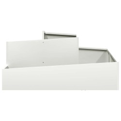 Cache-pot de jardin Blanc 100 x 100 x 50 cm 554945554945