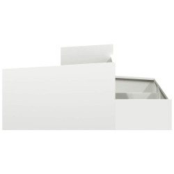 Cache-pot de jardin Blanc 100 x 100 x 50 cm 554945554945