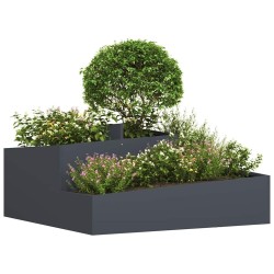 Cache-pot de jardin Anthracite 100 x 100 x 50 cm 554946554946