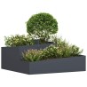Cache-pot de jardin Anthracite 100 x 100 x 50 cm 554946554946