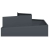 Cache-pot de jardin Anthracite 100 x 100 x 50 cm 554946554946