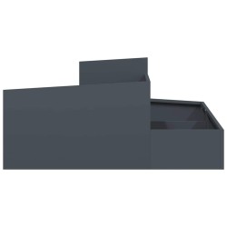 Cache-pot de jardin Anthracite 100 x 100 x 50 cm 554946554946