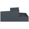 Cache-pot de jardin Anthracite 100 x 100 x 50 cm 554946554946