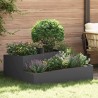 Cache-pot de jardin Noir 100 x 100 x 50 cm Acier laminé à froid 554952554952