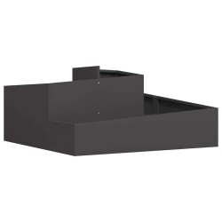 Cache-pot de jardin Noir 100 x 100 x 50 cm Acier laminé à froid 554952554952