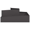 Cache-pot de jardin Noir 100 x 100 x 50 cm Acier laminé à froid 554952554952