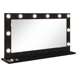 Miroir de vanité Rectangulaire Chêne noir 80 x 45 x 18 cm 554957554957