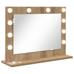 Miroir de vanité Rectangulaire Chêne artisanal 60 x 45 x 18 cm 554959554959