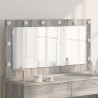 Miroir de vanité Rectangulaire Gris Sonoma 100 x 55 x 18 cm 554961554961