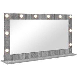 Miroir de vanité Rectangulaire Gris Sonoma 100 x 55 x 18 cm 554961554961