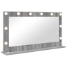 Miroir de vanité Rectangulaire Gris Sonoma 100 x 55 x 18 cm 554961554961