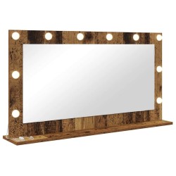 Miroir de vanité Rectangulaire Bois ancien 100 x 55 x 18 cm 554962554962