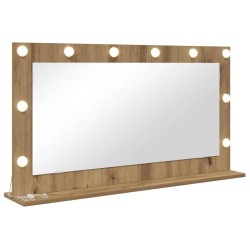Miroir de vanité Rectangulaire Chêne artisanal 100 x 55 x 18 cm 554963554963