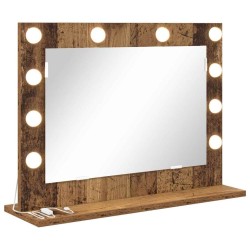 Miroir de vanité Rectangulaire Bois ancien 60 x 45 x 18 cm 554964554964