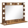 Miroir de vanité Rectangulaire Bois ancien 60 x 45 x 18 cm 554964554964