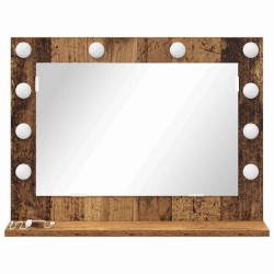 Miroir de vanité Rectangulaire Bois ancien 60 x 45 x 18 cm 554964554964