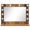 Miroir de vanité Rectangulaire Bois ancien 60 x 45 x 18 cm 554964554964