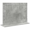 Miroir de vanité Rectangulaire Gris béton 60 x 45 x 18 cm 554966554966