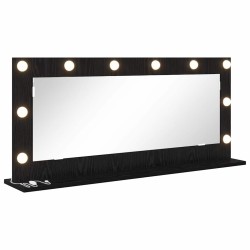 Miroir de vanité Rectangulaire Chêne noir 100 x 45 x 18 cm 554967554967