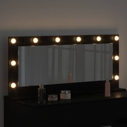 Miroir de vanité Rectangulaire Chêne noir 100 x 45 x 18 cm 554967554967