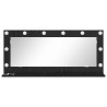 Miroir de vanité Rectangulaire Chêne noir 100 x 45 x 18 cm 554967554967