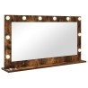 Miroir de vanité Rectangulaire Chêne fumé 100 x 55 x 18 cm 554970554970