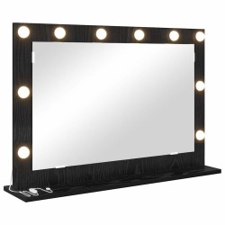 Miroir de vanité Rectangulaire Chêne noir 80 x 15 x 18 cm 554973554973