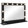 Miroir de vanité Rectangulaire Chêne noir 80 x 15 x 18 cm 554973554973