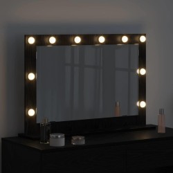 Miroir de vanité Rectangulaire Chêne noir 80 x 15 x 18 cm 554973554973