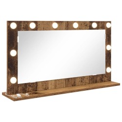 Miroir de vanité Rectangulaire Bois ancien 80 x 45 x 18 cm 554976554976