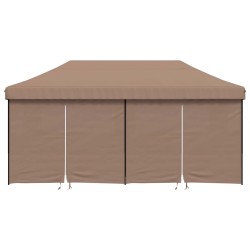 Tente de fête Marron 292 x 580 x 315 cm Tissu Oxford 554977554977